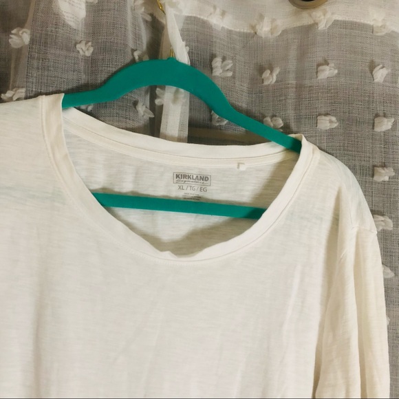 💖Scoop Neck Tee - Picture 4 of 8